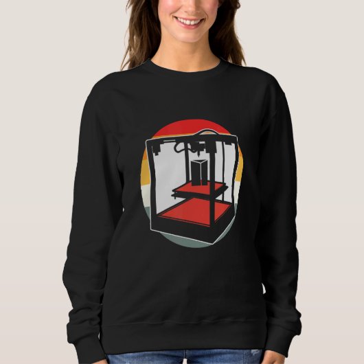 3D-Drucklüfterdesign Sweatshirt (Vorderseite)