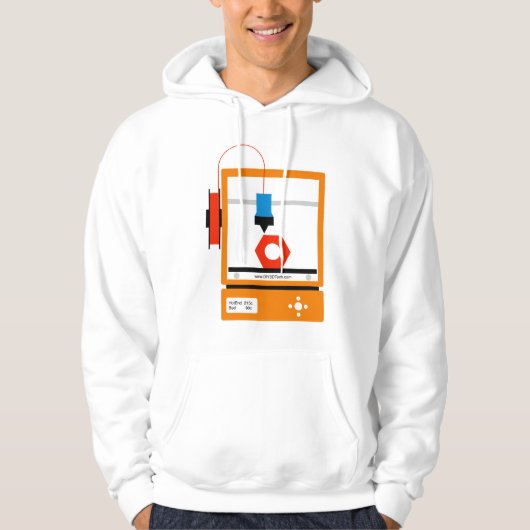 3D druckte Schweiss-Abnutzung! Hoodie (Vorderseite)