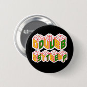 3D Dubstep Shirt Button (Vorne & Hinten)