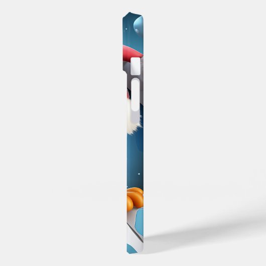 3D Duck Christmas Case-Mate iPhone Hülle (Rückseite / Links)