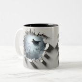 3D Eerie Zweifarbige Tasse (Vorderseite Links)