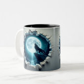 3D Eerie Zweifarbige Tasse (Vorderseite Links)