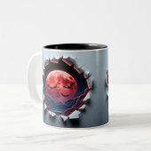 3D Eerie Zweifarbige Tasse (Vorderseite Links)