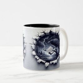 3D Eerie Zweifarbige Tasse