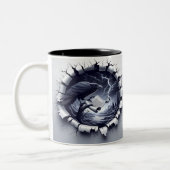 3D Eerie Zweifarbige Tasse (Links)