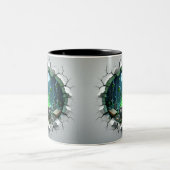 3D Eerie Zweifarbige Tasse (Mittel)