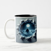 3D Eerie Zweifarbige Tasse (Links)