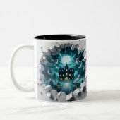 3D Eerie Zweifarbige Tasse (Links)
