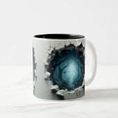 3D Eerie Zweifarbige Tasse (VorderseiteRechts)