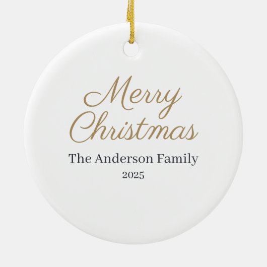 3D Effect Gingerbread Ornament | Custom Name (Hinten)