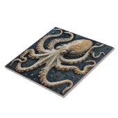 3D-Effekt des Tintenfisches im Nautischen Kalmar Fliese (Seite)