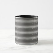 3D-Effekt Stahlmetallkaffee-Tasse Tasse (Zentrum)