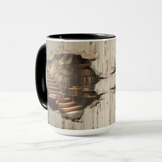 3D-Effekt Versteckte virtuelle Tasse (Vorderseite Links)