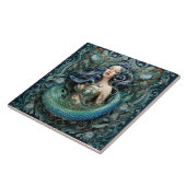 3D effet Mermaid, Aqua Marine Art Fliese (Seite)
