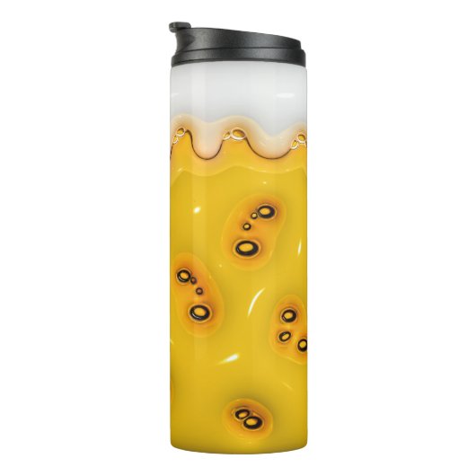 3d Effet Puffy Tumbler Beer Vibes, Puffy Foam Thermosbecher (Nach rechts gedreht)