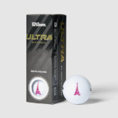 3d Eiffelturm, Frankreich, Klippe Golfball (Verpackungen)