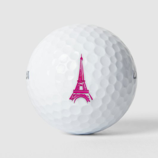 3d Eiffelturm, Frankreich, Klippe Golfball (Vorderseite)