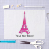 3d Eiffelturm, Frankreich, Klippe Seidenpapier (Handwerk)