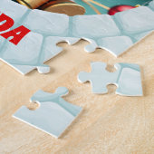 3D Einhorn Weihnachten Personalisierte Kinder Puzzle (Seite)