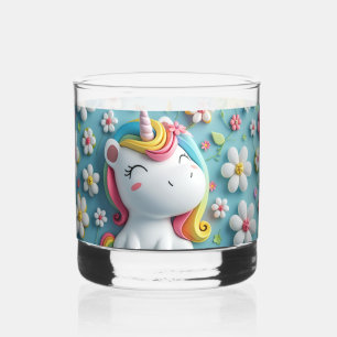 3D Einhornwasserglas für Kinder Whiskyglas