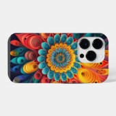 3D Einzelblume iPhone Hülle (Rückseite (Horizontal))