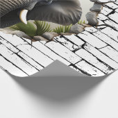 3D Elephant Wall Break - The Restaurant Geschenkpapier (Ecke)