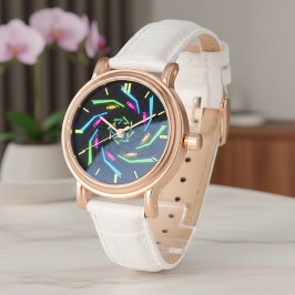 3D Emerald Watch Dial Armbanduhr