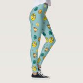 3d-Emojis-Muster Leggings (Rechts)