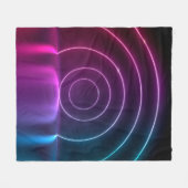 3d Entfärbung des ultravioletten Kreisportals glüh Fleecedecke (Vorderseite (Horizontal))