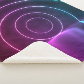 3d Entfärbung des ultravioletten Kreisportals glüh Sherpadecke (3/4)
