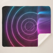 3d Entfärbung des ultravioletten Kreisportals glüh Sherpadecke (Vorderseite (Horizontal))