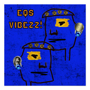 3D EQ VIBEZZ Glossy Poster! Poster