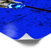 3D EQ VIBEZZ Glossy Poster! Poster (Ecke)