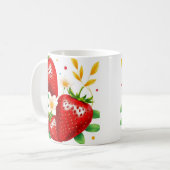 3D-Erdbeerverpackung, Tasse für 3D-Tasse (Vorderseite Links)