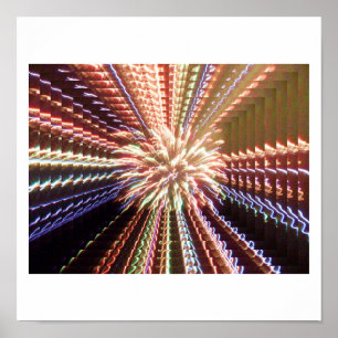 3D-EXPLOSION DES LEICHTEN Posters Poster