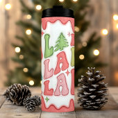 3D Fa La La Christmas Thermosbecher