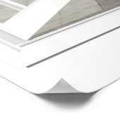 3D Fake Window View Schwimmbad Poster Art (Ecke)