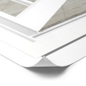 3D Fake Window View Schwimmbad Poster Art (Ecke)