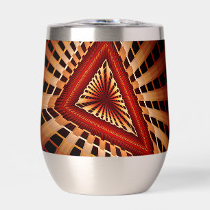 3D-Fantasie-Netzwerk Moderne fraktale Grafikdesign
