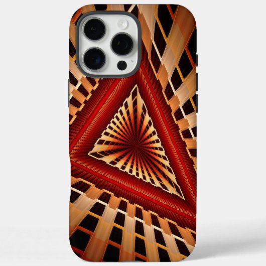 3D-Fantasie-Netzwerk Moderne fraktale Grafikdesign Case-Mate iPhone Hülle (Rückseite)