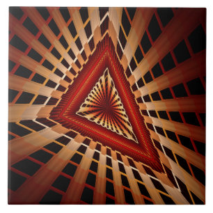 3D-Fantasie-Netzwerk Moderne fraktale Grafikdesign Fliese