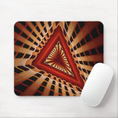 3D-Fantasie-Netzwerk Moderne fraktale Grafikdesign Mousepad (Mit Mouse)