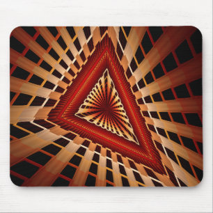 3D-Fantasie-Netzwerk Moderne fraktale Grafikdesign Mousepad