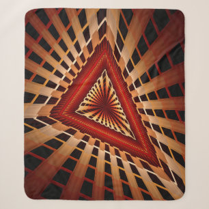 3D-Fantasie-Netzwerk Moderne fraktale Grafikdesign Sherpadecke