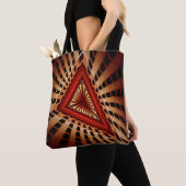 3D-Fantasie-Netzwerk Moderne fraktale Grafikdesign Tasche (Von Nahem)