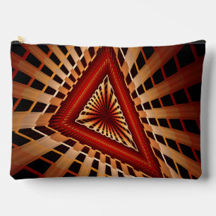 3D-Fantasie-Netzwerk Moderne fraktale Grafikdesign Zubehörtasche