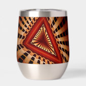 3D Fantasy Network Modern Fraktal Graphic Design (Rückseite)