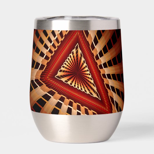 3D Fantasy Network Modern Fraktal Graphic Design (Rückseite)