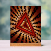 3D Fantasy Network Modern Fraktal Graphic Design Acrylschild (Neutral)