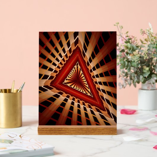 3D Fantasy Network Modern Fraktal Graphic Design Acrylschild (Hochzeit)